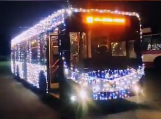 Новогодние троллейбусы выйдут на столичные маршруты  на весь период зимних праздников