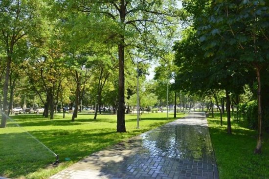 Во всех зеленых зонах Кишинева будут установлены оросительные системы