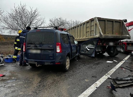 Страшное ДТП на трассе Сороки-Косэуцы: водитель погиб на месте