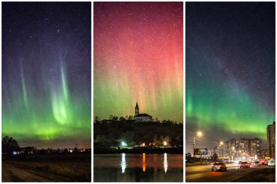 Северное сияние в Молдове и соседних странах: причины
